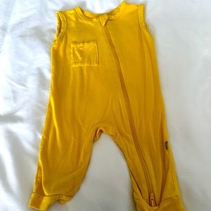 Kyte sleeveless zippered romper 6-12m